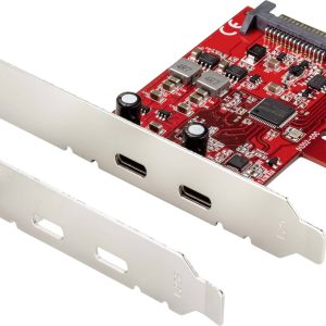 Renkforce RF-4599664 2 poorten USB 3.1 Gen 2-controllerkaart USB-C 3.1 Gen 2 PCIe Renkforce RF-4599664 2 poorten USB 3.1 Gen 2-controllerkaart USB-C 3.1 Gen 2 PCIe