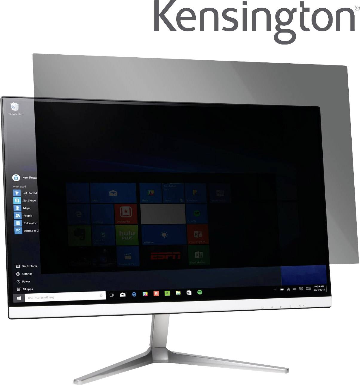 Kensington Privacy Screen Filter Privacyfolie Monitor 81,3 cm (32") Beeldverhouding: 21:9 627442
