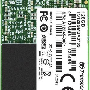 Transcend 128 GB mSATA SSD harde schijf SATA 6 Gb/s Retail TS128GMSA370S