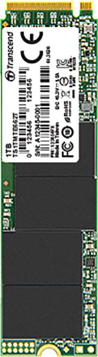 Transcend MTE662T 2 TB NVMe/PCIe M.2 SSD 2280 harde schijf PCIe NVMe 3.0 x4 Industrial TS2TMTE662T