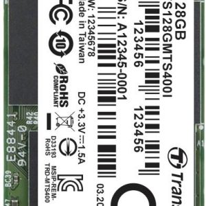 Transcend MTS400I 128 GB SATA M.2 SSD 2242 harde schijf SATA 6 Gb/s Industrial TS128GMTS400I Transcend MTS400I 128 GB SATA M.2 SSD 2242 harde schijf SATA 6 Gb/s Industrial TS128GMTS400I