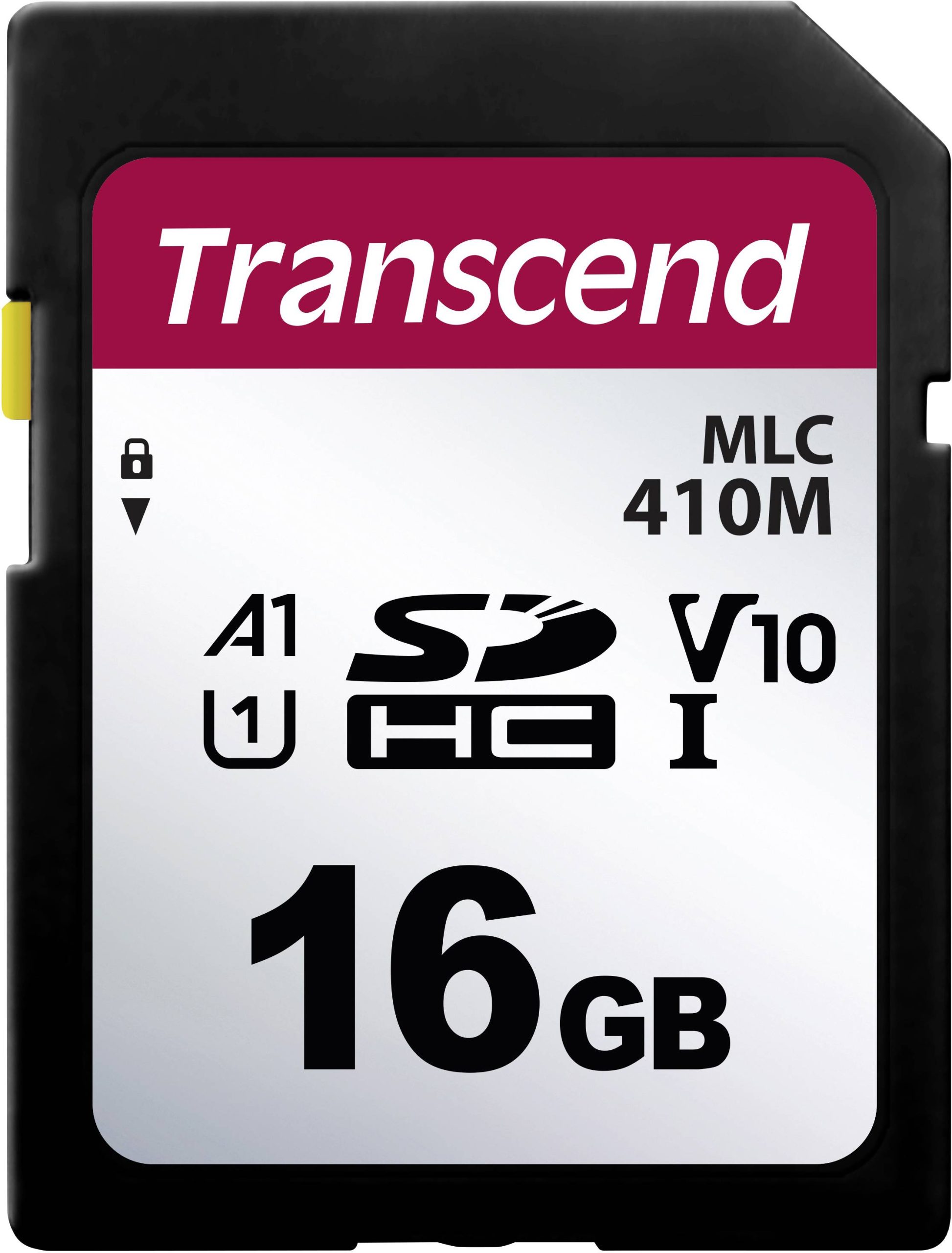 Transcend TS16GSDC410M SD-kaart Industrial 16 GB Class 10 UHS-I