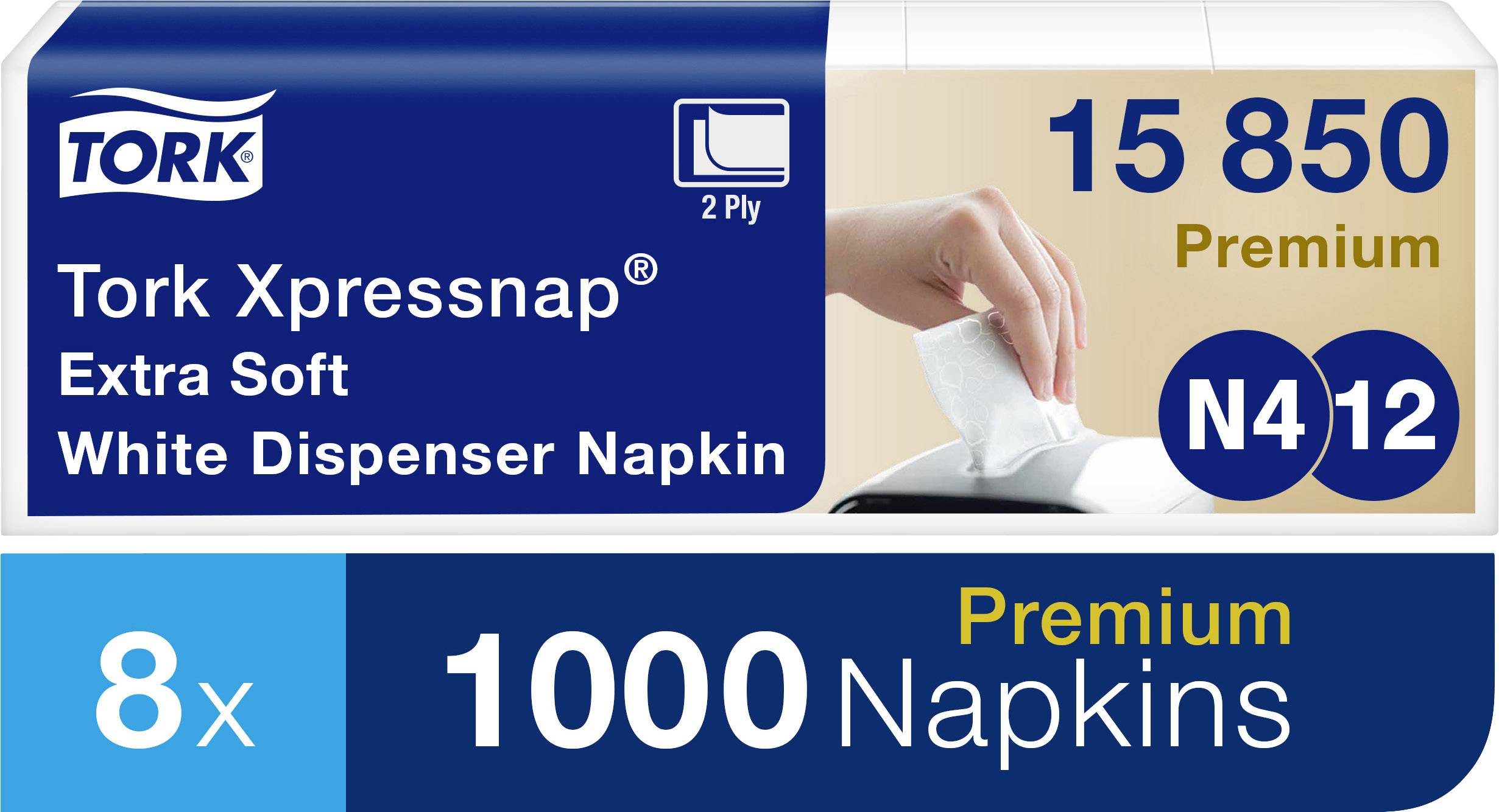 TORK Xpressnap® Papieren servet 15850 8 stuk(s)