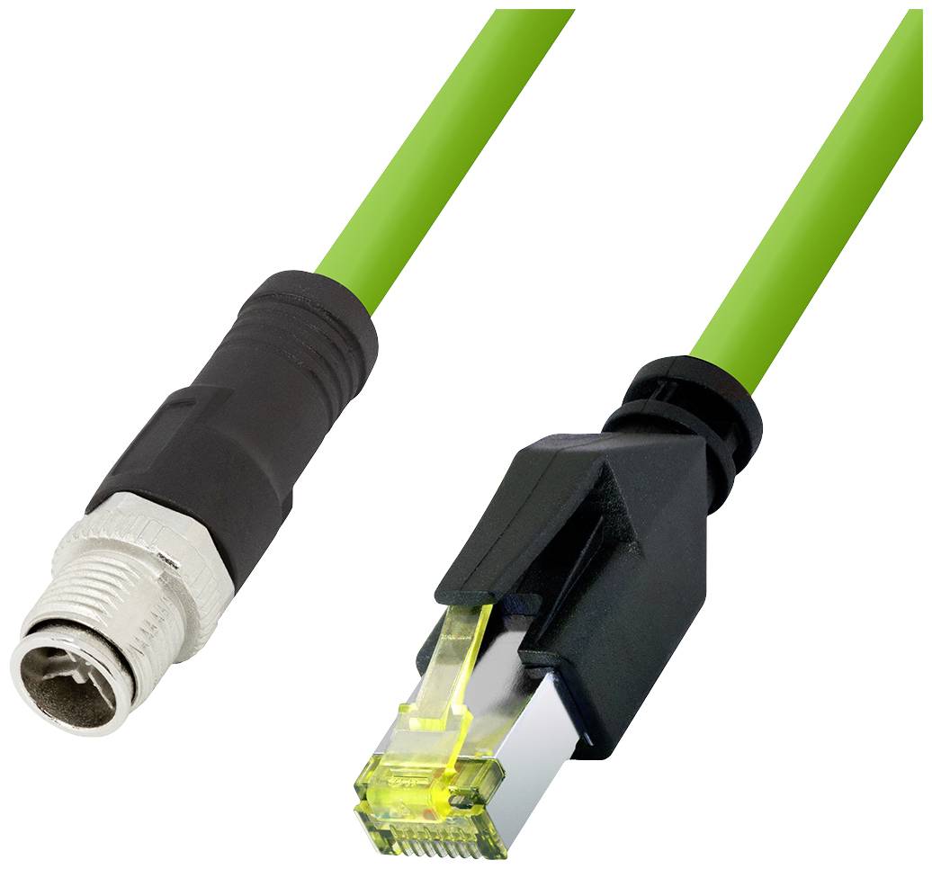 LogiLink CQM045S RJ45 Netwerkkabel, patchkabel CAT 6A 1.50 m Groen Vlambestendig, Halogeenvrij, Zuurbestendig, UV-besten