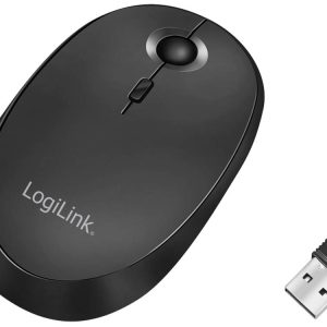 LogiLink ID0204 Muis Bluetooth, Radiografisch Optisch Zwart 3 Toetsen 1600 dpi Oplaadbaar LogiLink ID0204 Muis Bluetooth, Radiografisch Optisch Zwart 3 Toetsen 1600 dpi Oplaadbaar