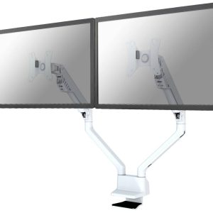 Neomounts FPMA-D750DWHITE Monitor-tafelbeugel 25,4 cm (10″) – 81,3 cm (32″) Zwenkbaar, Roteerbaar, Draaibaar, In hoogte Neomounts FPMA-D750DWHITE Monitor-tafelbeugel 25,4 cm (10″) – 81,3 cm (32″) Zwenkbaar, Roteerbaar, Draaibaar, In hoogte