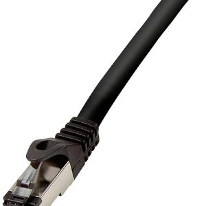 LogiLink CQ8103S RJ45 Netwerkkabel, patchkabel CAT 8.1 S/FTP 15.00 m Zwart Afscherming gevlochten, Halogeenvrij 1 stuk(s LogiLink CQ8103S RJ45 Netwerkkabel, patchkabel CAT 8.1 S/FTP 15.00 m Zwart Afscherming gevlochten, Halogeenvrij 1 stuk(s