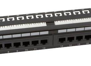 LogiLink NP0004A 24 poorten Patchpaneel 483 mm (19″) CAT 6 1 HE LogiLink NP0004A 24 poorten Patchpaneel 483 mm (19″) CAT 6 1 HE
