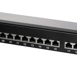 LogiLink NP0048 24 poorten Patchpaneel 483 mm (19″) CAT 6 1 HE LogiLink NP0048 24 poorten Patchpaneel 483 mm (19″) CAT 6 1 HE