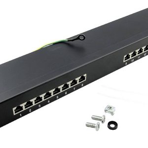 LogiLink NP0057 16 poorten Patchpaneel 483 mm (19″) CAT 6 1 HE LogiLink NP0057 16 poorten Patchpaneel 483 mm (19″) CAT 6 1 HE