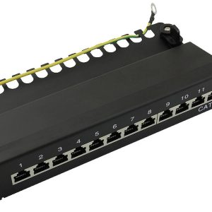 LogiLink NP0046 12 poorten Patchpaneel 254 mm (10″) CAT 6 1 HE LogiLink NP0046 12 poorten Patchpaneel 254 mm (10″) CAT 6 1 HE