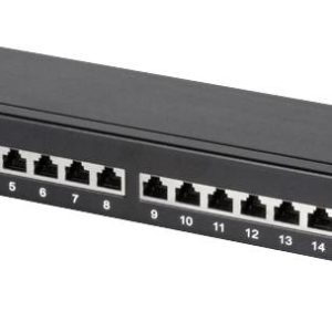 LogiLink NP0076 16 poorten Patchpaneel 483 mm (19″) CAT 6A 1 HE Zwart LogiLink NP0076 16 poorten Patchpaneel 483 mm (19″) CAT 6A 1 HE Zwart