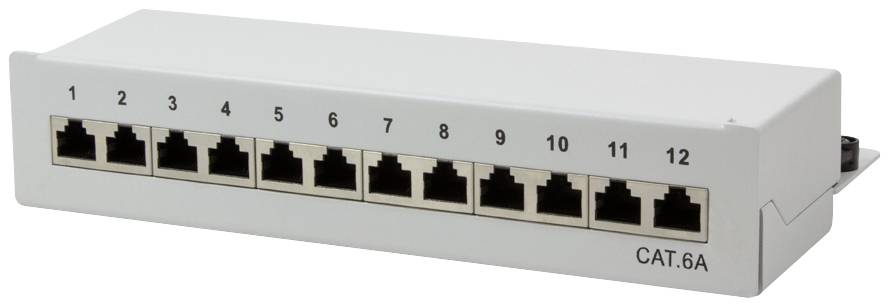 LogiLink NP0019 12 poorten Patchpaneel CAT 6A