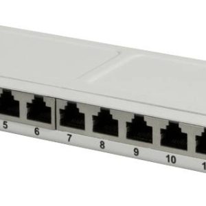 LogiLink NP0065 12 poorten Patchpaneel 254 mm (10″) CAT 6A 0.5 HE LogiLink NP0065 12 poorten Patchpaneel 254 mm (10″) CAT 6A 0.5 HE