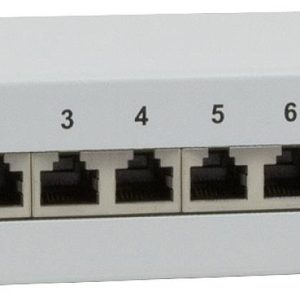 LogiLink NP0018 8 poorten Patchpaneel CAT 6A 1 HE Meerdere kleuren LogiLink NP0018 8 poorten Patchpaneel CAT 6A 1 HE Meerdere kleuren