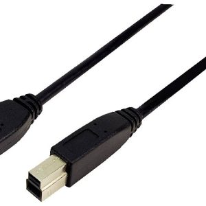 LogiLink CU0025 USB-kabel USB 3.2 Gen1 USB-A stekker, USB-B stekker 3.00 m Zwart LogiLink CU0025 USB-kabel USB 3.2 Gen1 USB-A stekker, USB-B stekker 3.00 m Zwart