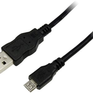 LogiLink CU0059 USB-kabel USB 2.0 USB-A stekker, USB-micro-B stekker 3.00 m Zwart LogiLink CU0059 USB-kabel USB 2.0 USB-A stekker, USB-micro-B stekker 3.00 m Zwart