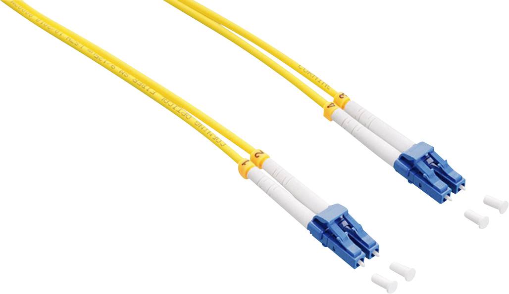 LogiLink FP0LC07 Glasvezel Optische vezel Aansluitkabel 9/125 µ Singlemode OS2 7.50 m