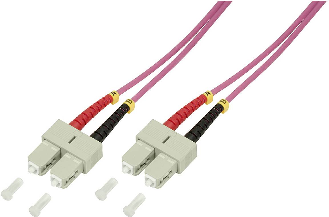 LogiLink FP4SC05 Glasvezel Optische vezel Aansluitkabel 50/125 µ Multimode OM4 5.00 m