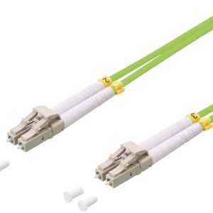 LogiLink FP5LC10 Glasvezel Optische vezel Aansluitkabel 10.00 m Linde-groen 50/125 µ Multimode LogiLink FP5LC10 Glasvezel Optische vezel Aansluitkabel 10.00 m Linde-groen 50/125 µ Multimode