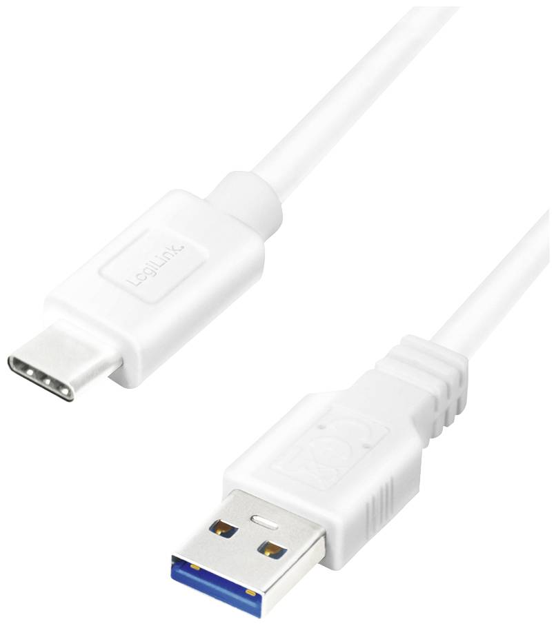 LogiLink CU0176 USB-kabel USB 3.2 Gen1 USB-A stekker, USB-C stekker 2.00 m