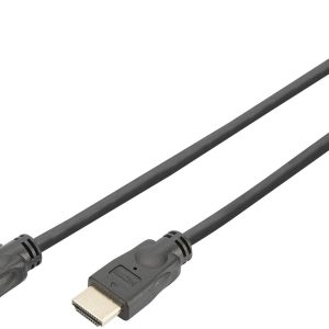 Digitus DK-330123-050-S HDMI-kabel HDMI Aansluitkabel HDMI-A-stekker 5.00 m Zwart 4K UHD, Audio Return Channel (ARC), Af Digitus DK-330123-050-S HDMI-kabel HDMI Aansluitkabel HDMI-A-stekker 5.00 m Zwart 4K UHD, Audio Return Channel (ARC), Af