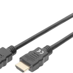 Digitus DB-330123-030-S HDMI-kabel HDMI Aansluitkabel HDMI-A-stekker, HDMI-A-stekker 3.00 m Zwart 4K UHD, Audio Return C