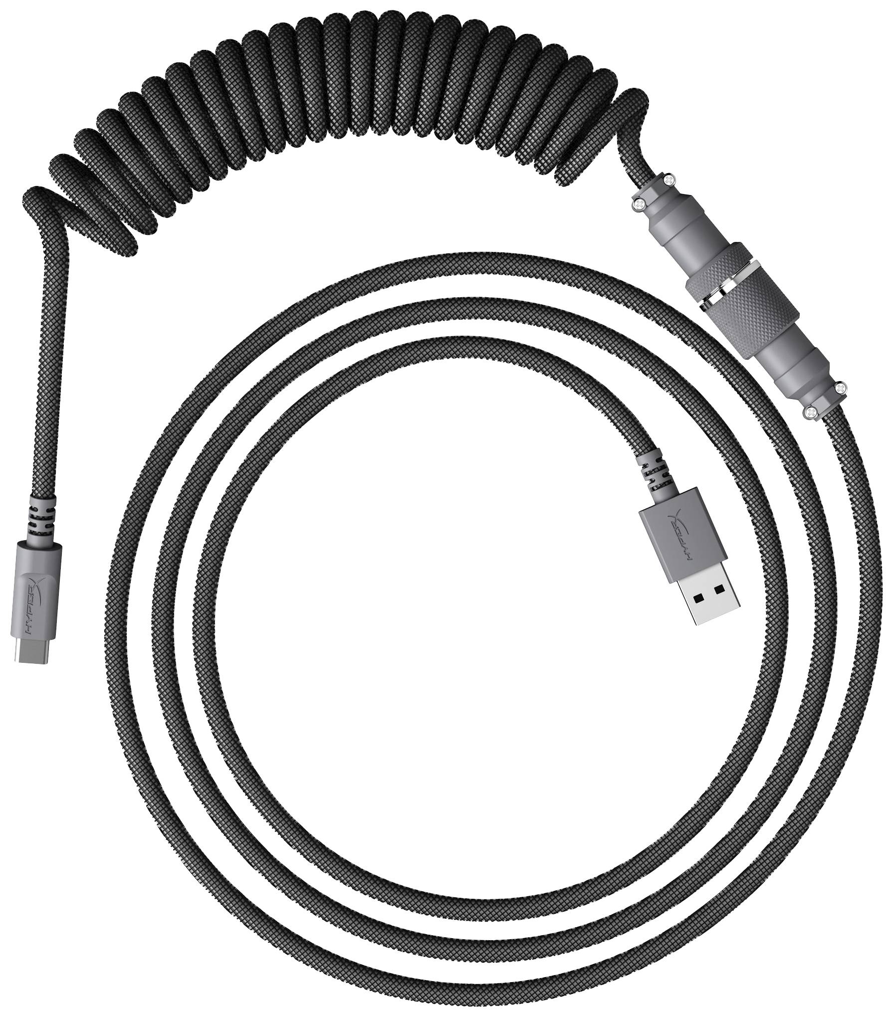 HyperX 6J678AA USB-C-kabel USB-A stekker, USB-C stekker Grijs