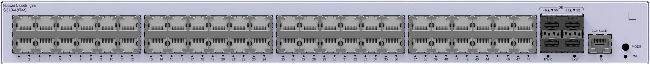 HUAWEI S310-48T4S Netwerk switch