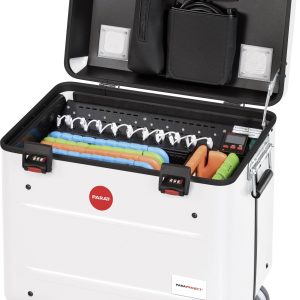 Parat i10 KidsCover Laad- en managementsysteem Wagen Alle iPads vanaf generatie 4, en mini, Behalve Pro 12,9” Bekabeling Parat i10 KidsCover Laad- en managementsysteem Wagen Alle iPads vanaf generatie 4, en mini, Behalve Pro 12,9” Bekabeling