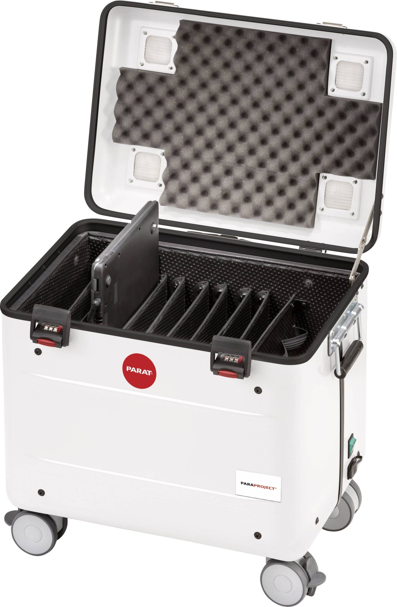 Parat PARAPROJECT® C10 Laad- en managementsysteem Wagen Chromebook, Ultrabook, Laptops tot 39,6 cm (15,6")