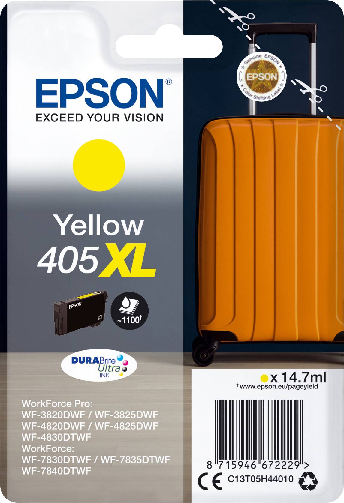 Epson Inktcartridge 405 XL Origineel Geel C13T05H44010