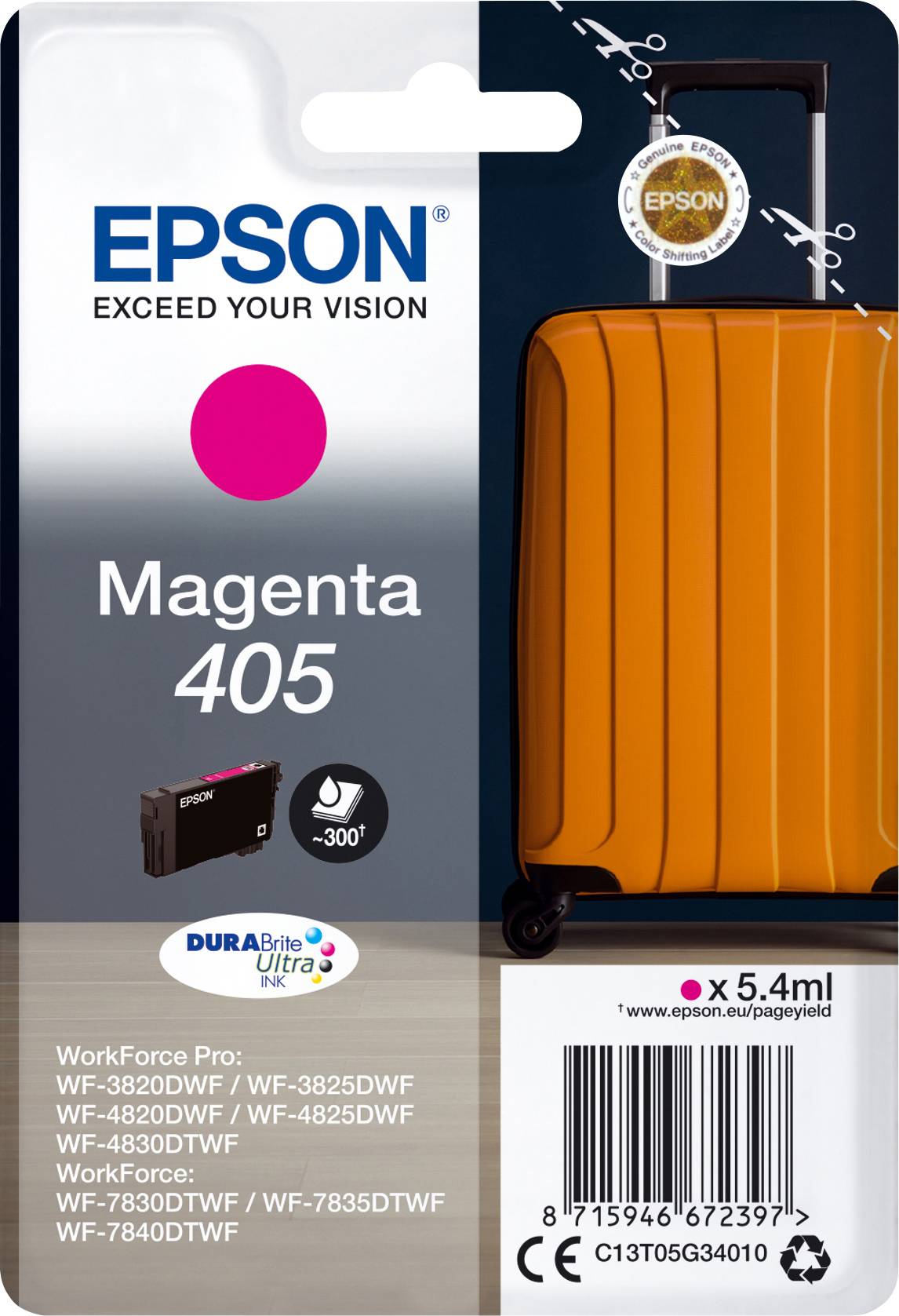 Epson Inktcartridge 405 Origineel Magenta C 13 T 05G34010