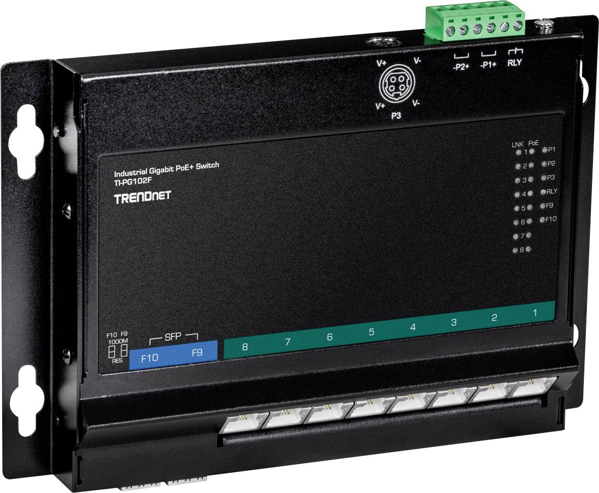 TrendNet TI-PG102F Industrial Ethernet Switch 10 / 100 / 1000 MBit/s
