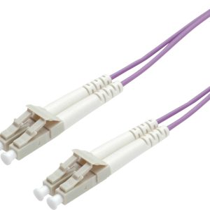 ROLINE glasvezelkabel 50/125µm OM4, LC/LC, violet, 3 m ROLINE glasvezelkabel 50/125µm OM4, LC/LC, violet, 3 m
