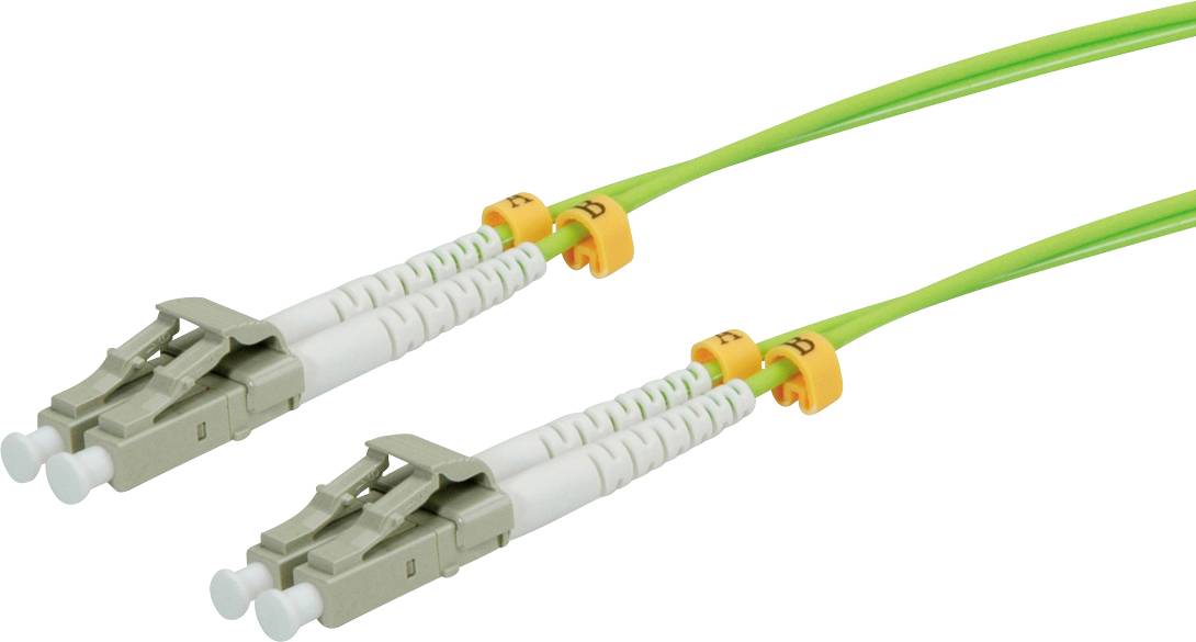 ROLINE glasvezelkabel 50/125µm OM5, LC/LC, LSOH, groen, 2 m