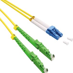 ROLINE glasvezelkabel duplex 9/125µm OS2, LSH APC / LC UPC, LSOH, geel, 7,5 m ROLINE glasvezelkabel duplex 9/125µm OS2, LSH APC / LC UPC, LSOH, geel, 7,5 m