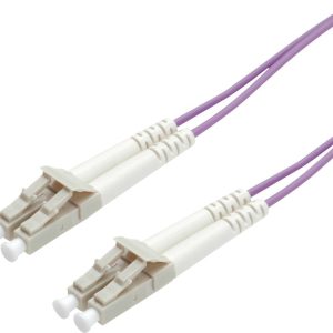 ROLINE glasvezelkabel 50/125µm OM4, LC/LC, violet, 5 m ROLINE glasvezelkabel 50/125µm OM4, LC/LC, violet, 5 m