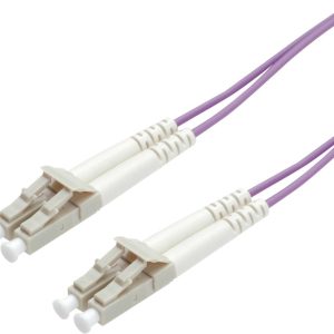 ROLINE glasvezelkabel 50/125µm OM4, LC/LC, LSOH, Low-Loss, violet, 2 m ROLINE glasvezelkabel 50/125µm OM4, LC/LC, LSOH, Low-Loss, violet, 2 m