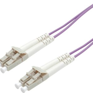 ROLINE glasvezelkabel 50/125µm OM4, LC/LC, LSOH, Low-Loss, violet, 0,5 m ROLINE glasvezelkabel 50/125µm OM4, LC/LC, LSOH, Low-Loss, violet, 0,5 m