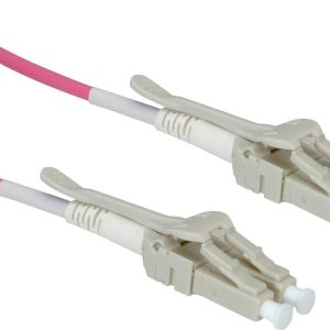 ROLINE glasvezelkabel 50/125µm OM4, LC/LC, LSOH, Low-Loss, Data Center, violet, 3 m ROLINE glasvezelkabel 50/125µm OM4, LC/LC, LSOH, Low-Loss, Data Center, violet, 3 m