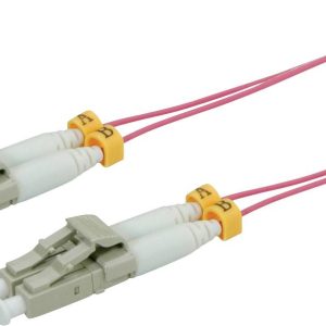 ROLINE Glasvezel kabel, dun, 50/125µm OM4, LC/LC, LSOH, Slim, violet, 1 m ROLINE Glasvezel kabel, dun, 50/125µm OM4, LC/LC, LSOH, Slim, violet, 1 m