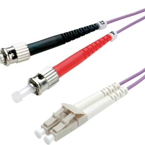 VALUE F.O. kabel 50/125µm OM4, LC/ST, LSOH, violet, 5 m VALUE F.O. kabel 50/125µm OM4, LC/ST, LSOH, violet, 5 m