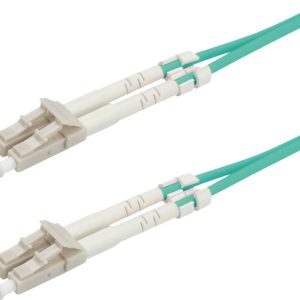 VALUE F.O. kabel 50/125µm, LC/LC, OM3, LSOH, turkoois, 0,5 m VALUE F.O. kabel 50/125µm, LC/LC, OM3, LSOH, turkoois, 0,5 m