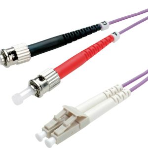 VALUE F.O. kabel 50/125µm OM4, LC/ST, LSOH, violet, 3 m VALUE F.O. kabel 50/125µm OM4, LC/ST, LSOH, violet, 3 m