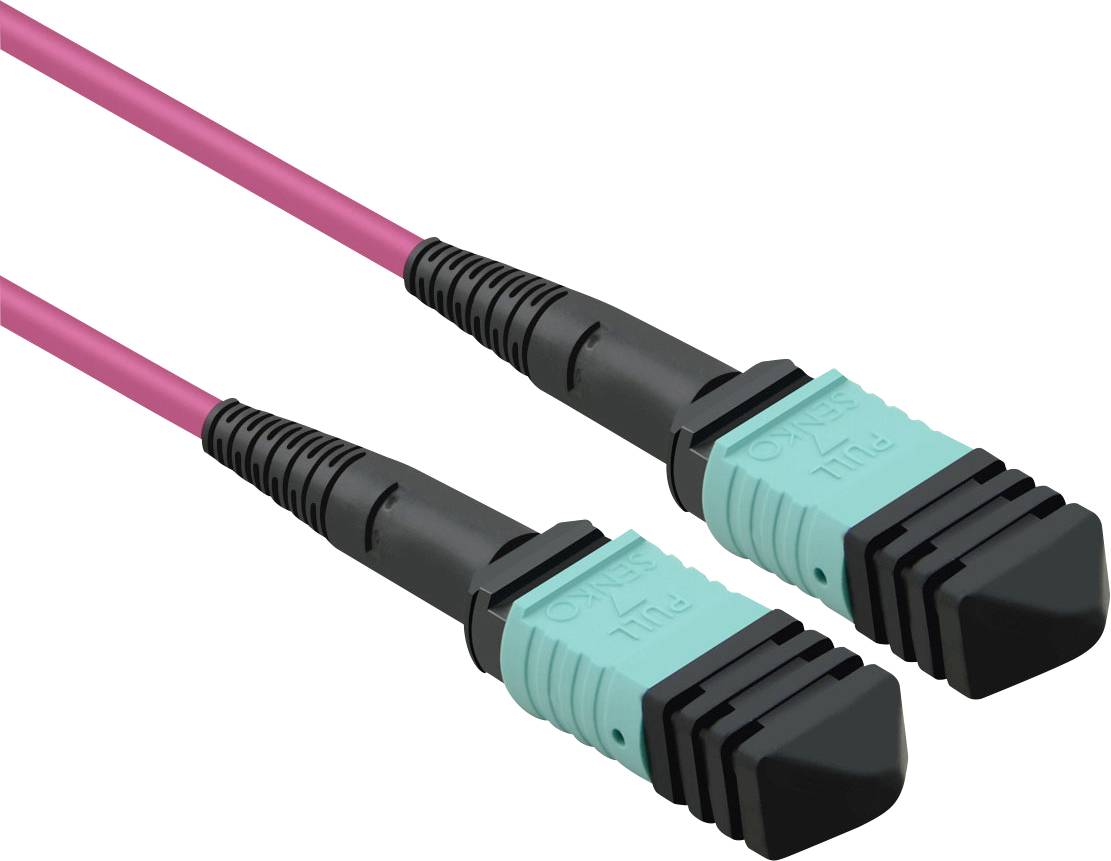 VALUE MPO Trunk Kabel 50/125µm OM4, MPO/MPO, violet, 10 m