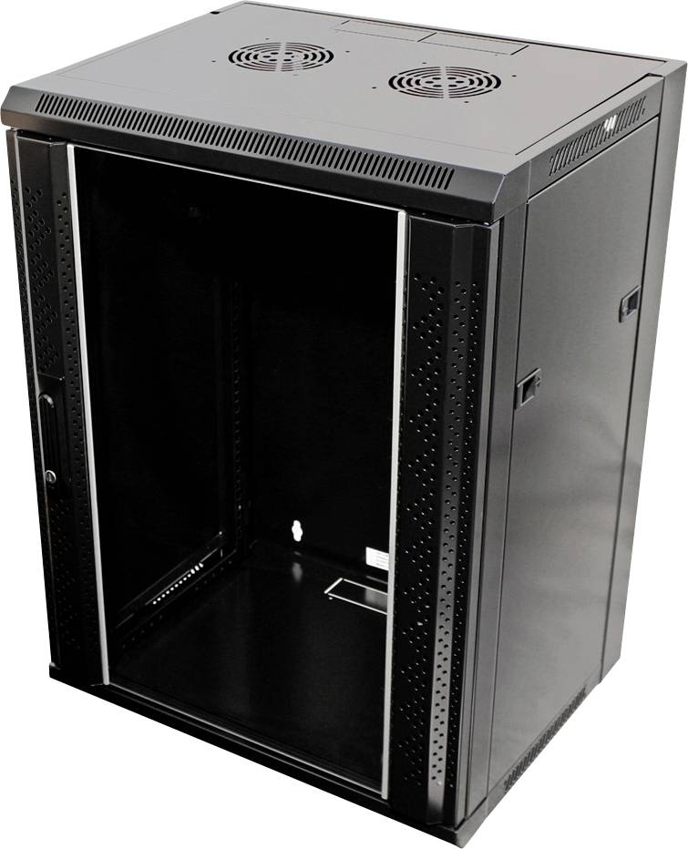 VALUE Wandbehuizing 15 HE (HxBxD) 775x570x450mm, zwart