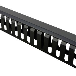 VALUE 19″ Frontplaat 1 HE met rangeerkanaal 40 x 60 mm, zwart VALUE 19″ Frontplaat 1 HE met rangeerkanaal 40 x 60 mm, zwart