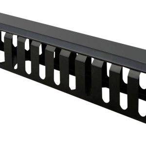 VALUE 19″ Frontplaat 1 HE met rangeerkanaal 40 x 80 mm, zwart VALUE 19″ Frontplaat 1 HE met rangeerkanaal 40 x 80 mm, zwart