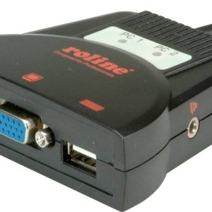 ROLINE KVM Switch ‘Star’ 2 PCs, VGA, USB, audio ROLINE KVM Switch ‘Star’ 2 PCs, VGA, USB, audio